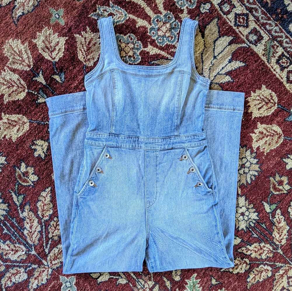 *SOLD* Jonathan Simkhai Denim Wide Leg Jumpsuit